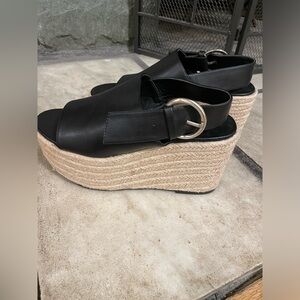 ZARA Platform Espadrille Sandals